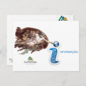 カルタオ郵便デウスダビブリオテコノミア ポストカード (正面/裏面)