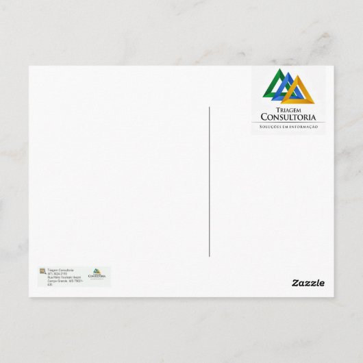 カルタオ郵便デウスダビブリオテコノミア ポストカード (裏面)