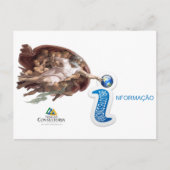 カルタオ郵便デウスダビブリオテコノミア ポストカード (正面)