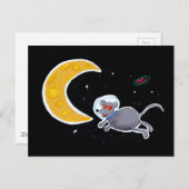 カルタオ郵便 – マウス宇宙 ポストカード (正面/裏面)