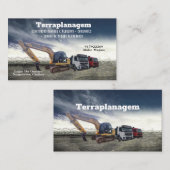 カルタオ・デ・ヴィシタ・ブルドーザー 名刺 (正面/裏面)