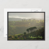 カルタギロン。シチリア ポストカード (正面/裏面)