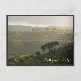 カルタギロン。シチリア ポストカード