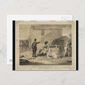 カルタゴ刑務所のジョセフ&ハイラム・スミス殉教 ポストカード (正面/裏面)