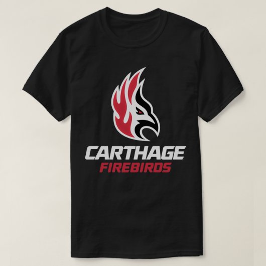 カルタゴ消防隊の陸上チームのマーチ Tシャツ (デザイン正面)