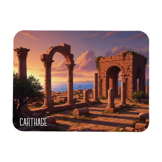 カルタゴ チュニジア 旅行 マグネット (横)