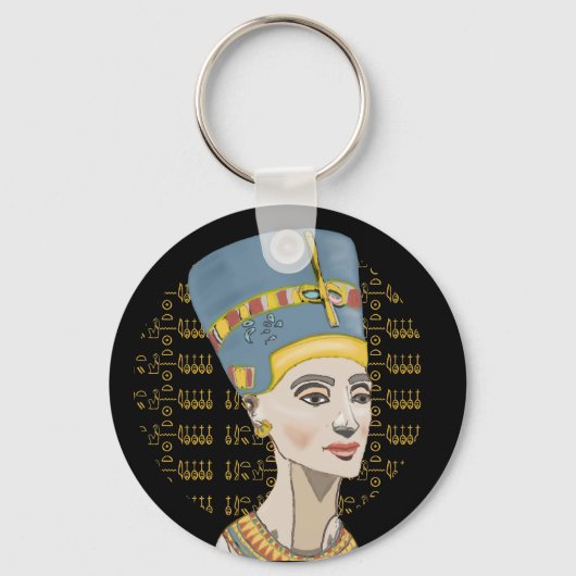カルタッシェのネフェルティティ女王 キーホルダー (正面)
