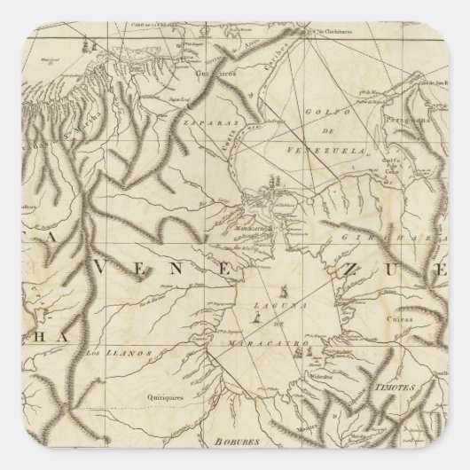 カルタヘナからティエラ・ファーマの海岸 スクエアシール (正面)