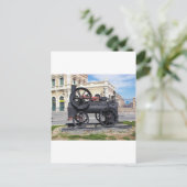 カルタヘナの早い蒸気機関車 ポストカード (スタンド正面)