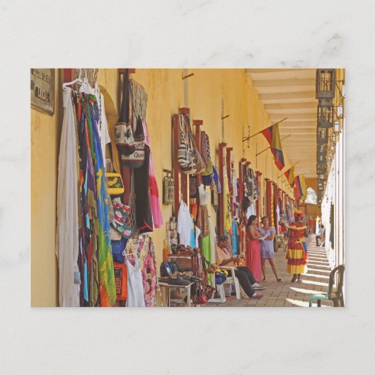 カルタヘナコロンビアのお土産ショップ ポストカード (正面)