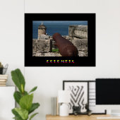 カルタヘナコロンビアのポスター ポスター (ホームオフィス)