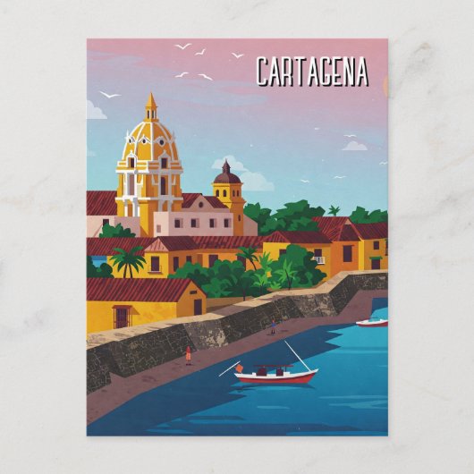 カルタヘナコロンビア旅行 ポストカード (正面)