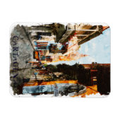 カルタヘナコロンビア通りビュー マグネット (横)