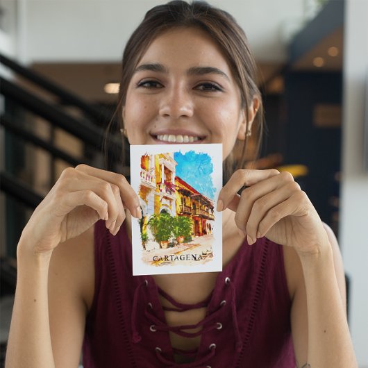 カルタヘナコロンビアVintage Travel ポストカード