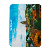 カルタヘナコ絵を描ロバミティビュー マグネット (縦)