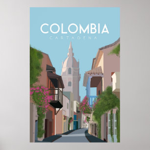カルタヘナ・コロンビア旅行都市、 ポスター