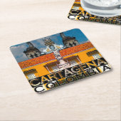 カルタヘナ スクエアペーパーコースター (アングル)