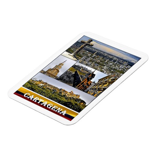 カルタヘナ – モザイク – コロンビア マグネット (左側)