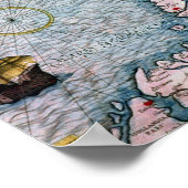 カルタマリーナ詳細スカンジナビア ポスター (角)