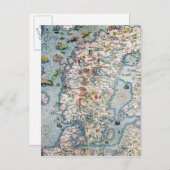 カルタマリーナ詳細スカンジナビア ポストカード (正面/裏面)