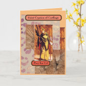 カルタージュカードのセントキプリアン カード (黄色い花)