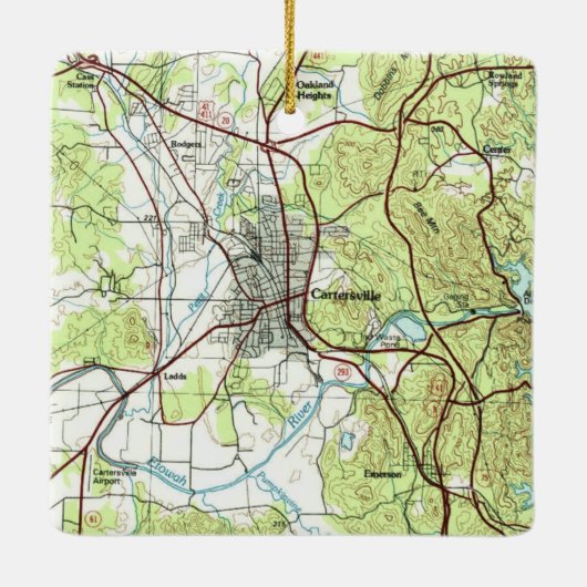 カルターズビルグルジアトポ セラミックオーナメント (裏面)