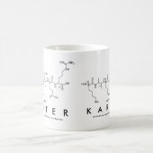 カルターペプチド名mug コーヒーマグカップ (中央)