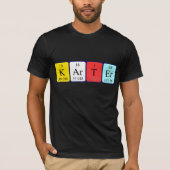 カルター期別テーブル名のシャツ Tシャツ (正面)