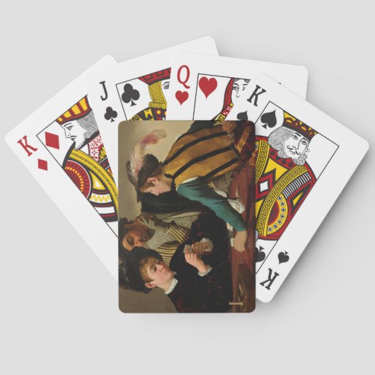 カルダシャルプ， 1595 by Caravaggio トランプ (裏面)