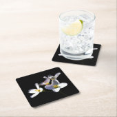 カルダミンプラテネシス花coastercna スクエアペーパーコースター (インサイチュ)