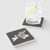 カルダミンプラテネシス花coastercnm ストーンコースター (横)