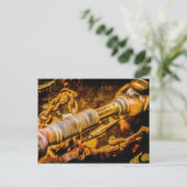 カルダンシャフト – 作業懸命 ポストカード (スタンド正面)