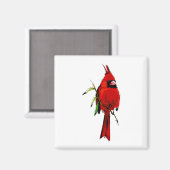 カルダン(鳥)ショウジョウコウカンチョウ マグネット (正面/裏面)