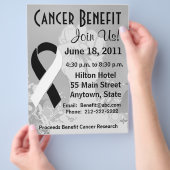 カルチノイドがんパーソナライズされた特典型フライヤー チラシ (手)