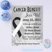 カルチノイドがんパーソナライズされた特典型フライヤー チラシ (シングル)