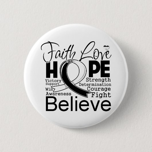 カルチノイドがん類型的信仰ラブホープ 缶バッジ (正面)