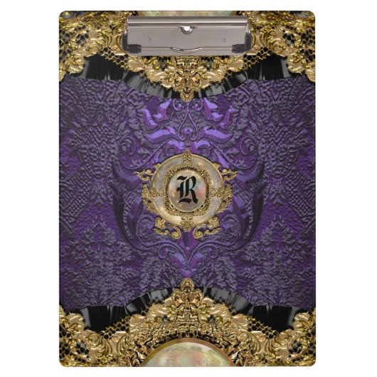 カルチャドリズリーガルモエレガントノグラム クリップボード (正面)