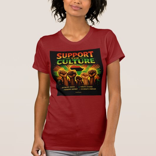 カルチャーを応援 Tシャツ (正面)