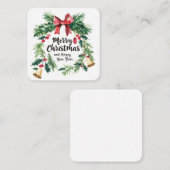 カルチャーデコレーションクリスマスフェスティバルお祝い ノートカード (正面/裏面)