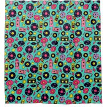 カルチャーポップ・アートのシャワーカーテンはっきりした- &トレンディー