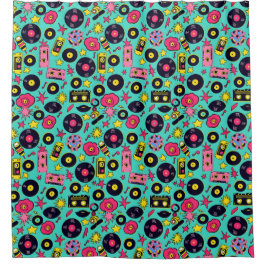 カルチャーポップ・アートのシャワーカーテンはっきりした- &トレンディー シャワーカーテン