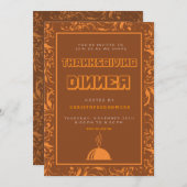 カルチュラルフュージョン熱い皿アートとロシアのTouch 招待状 (正面/裏面)