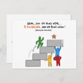 カルテのコーチング「va+loinのプルシュール」 ポストカード (正面/裏面)