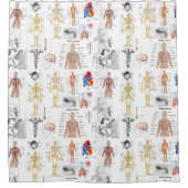 カルテのフルカラー シャワーカーテン (正面)