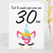 カルテアニバーサール30アングランドフォーマットlicorne xxl カード (黄色い花)