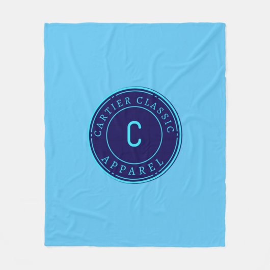 カルティエクラシック署名ブランケット フリースブランケット (正面)
