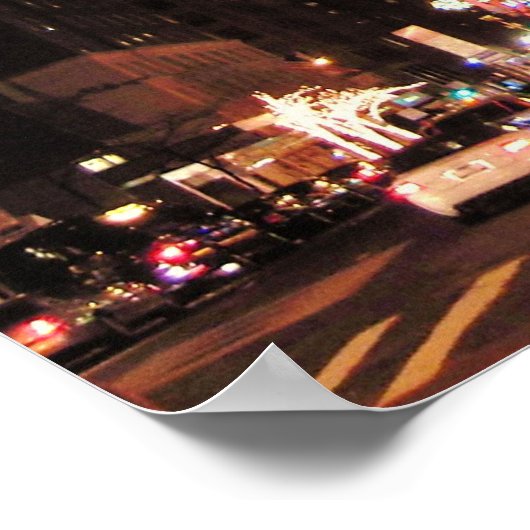 カルティエストアNYCクリスマス2010キャンバスプリント ポスター (角)