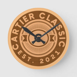 カルティクラシックー署名TAan ラウンド壁時計