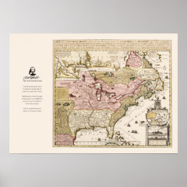 カルテケベックヌーベルフランスアメリケパールフランセ ポスター