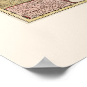 カルテケベックヌーベルフランスアメリケパールフランセ ポスター (角)